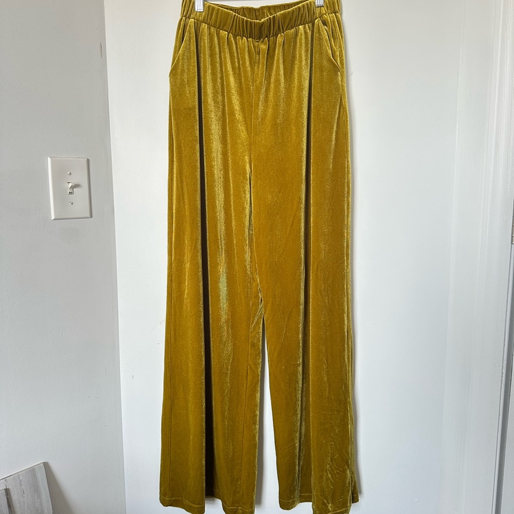 Vada Winter gold wide leg